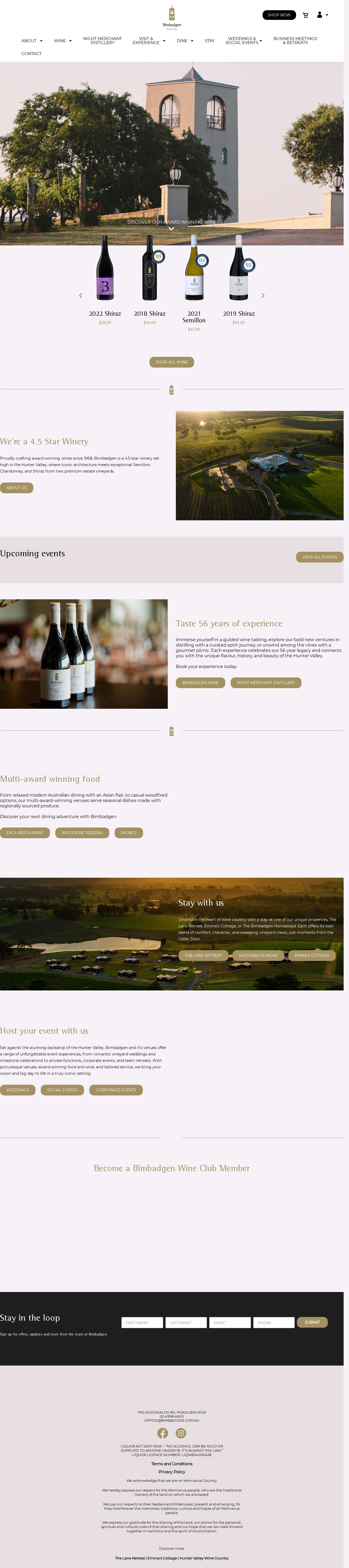 Bimbadgen website