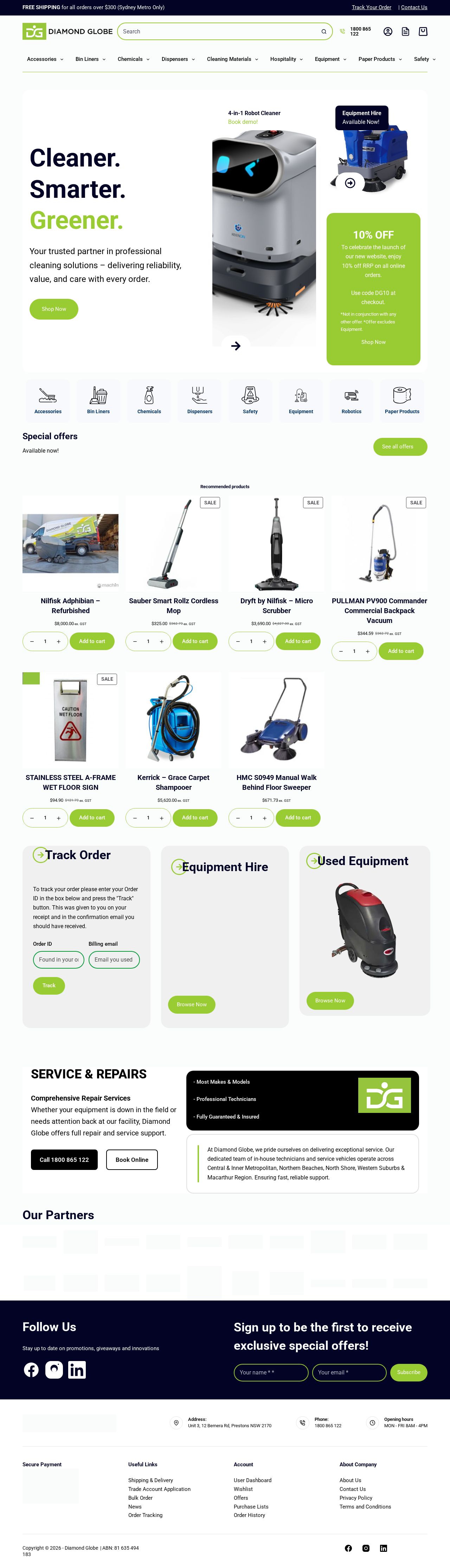 Diamond Globe website