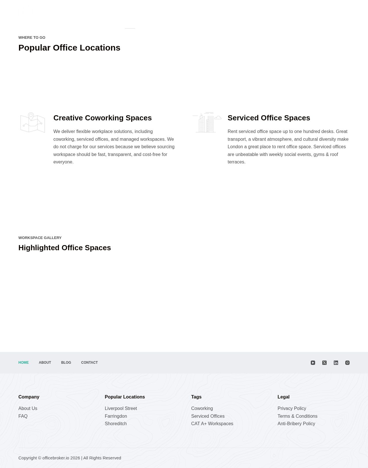 Office Spaces To Rent website