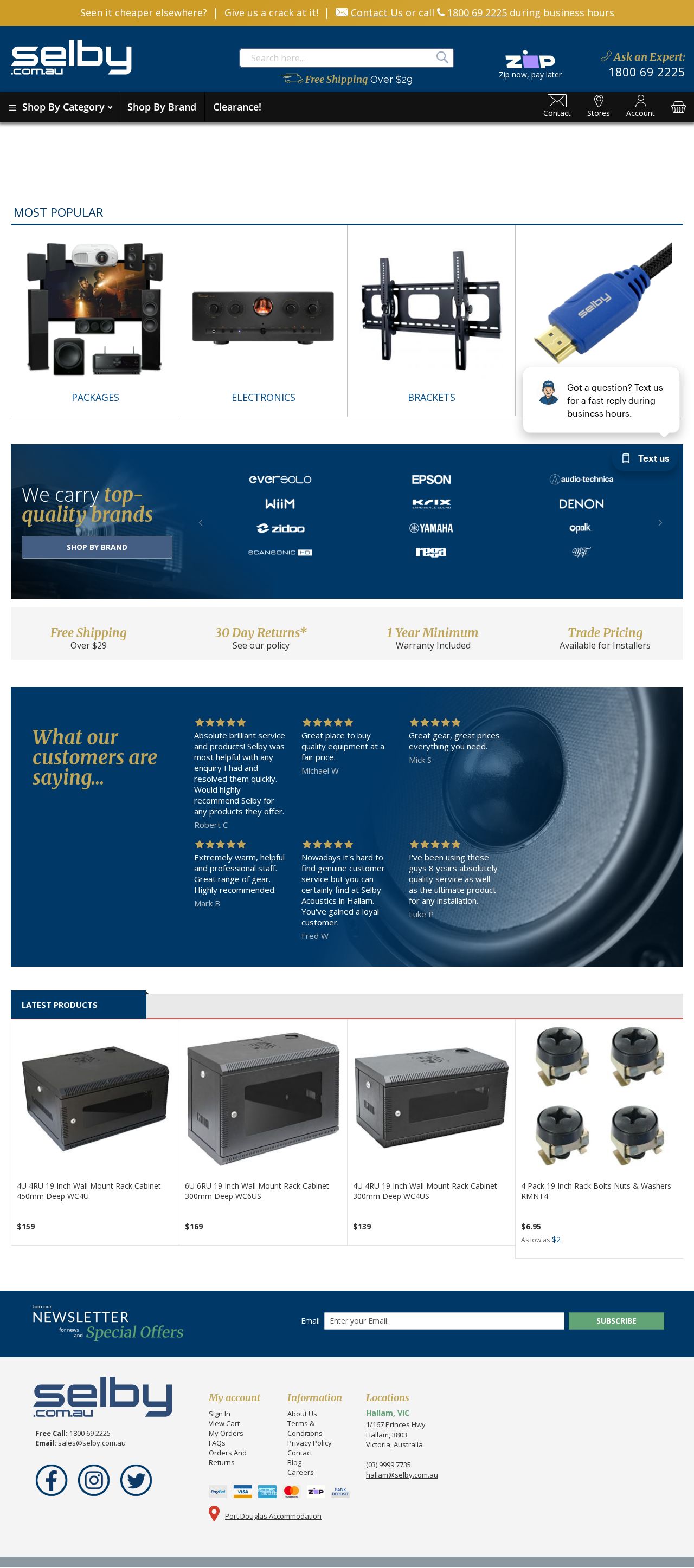 Selby Acoustics website