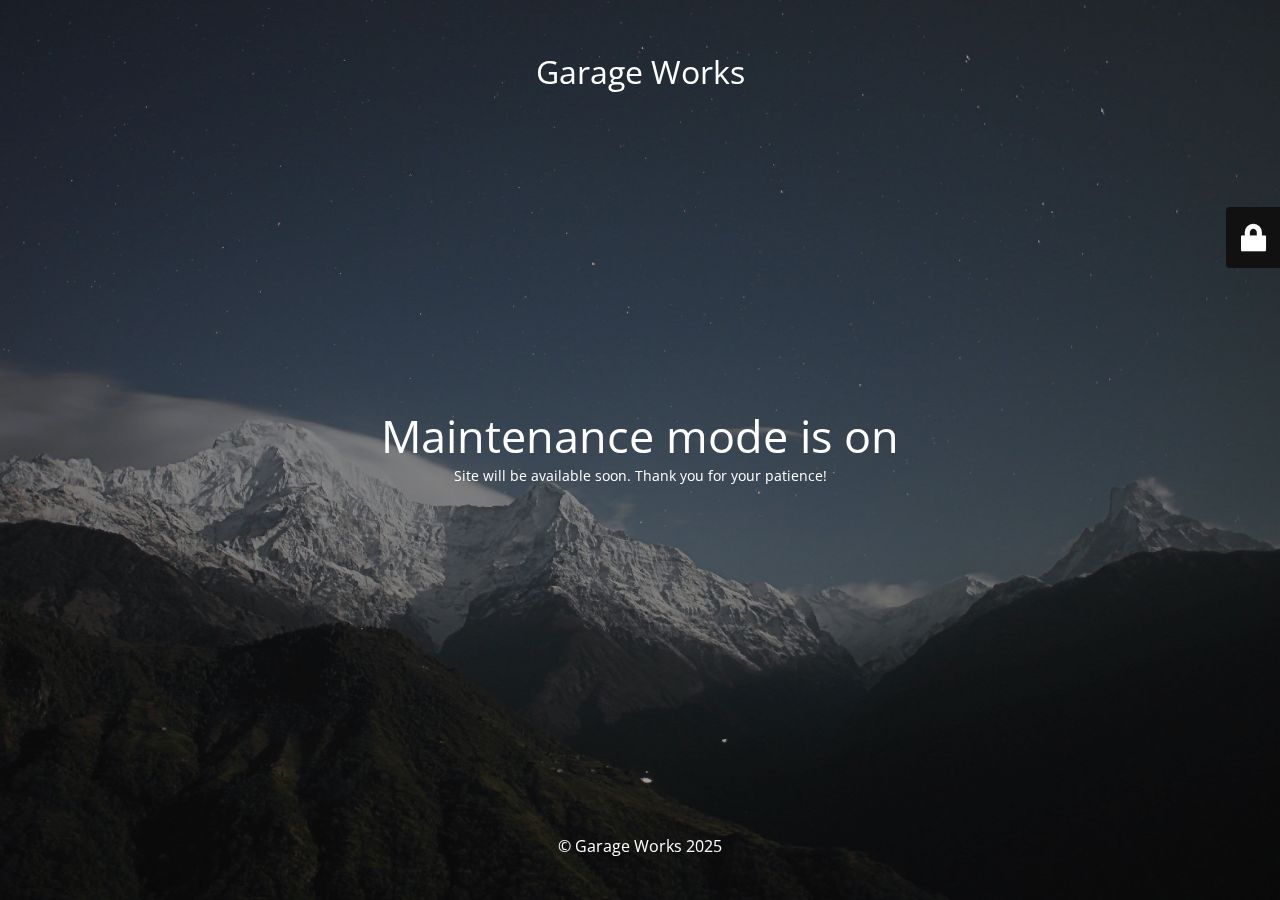 Garage Works website