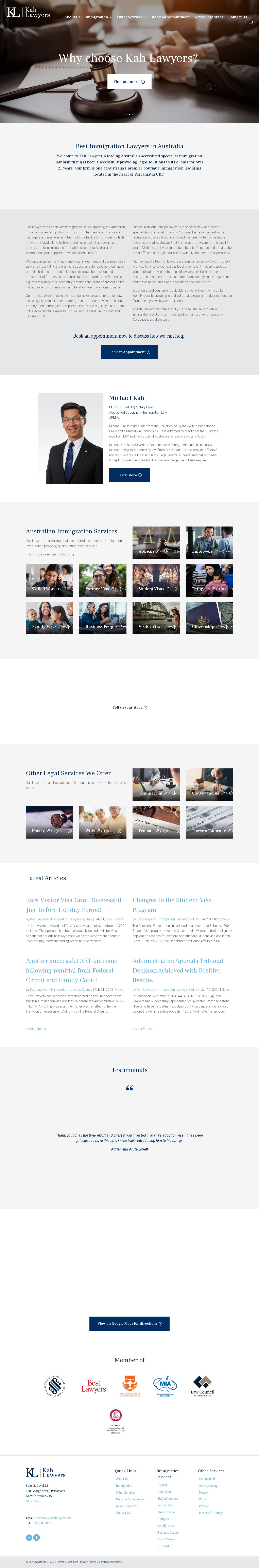 Australian immigration website