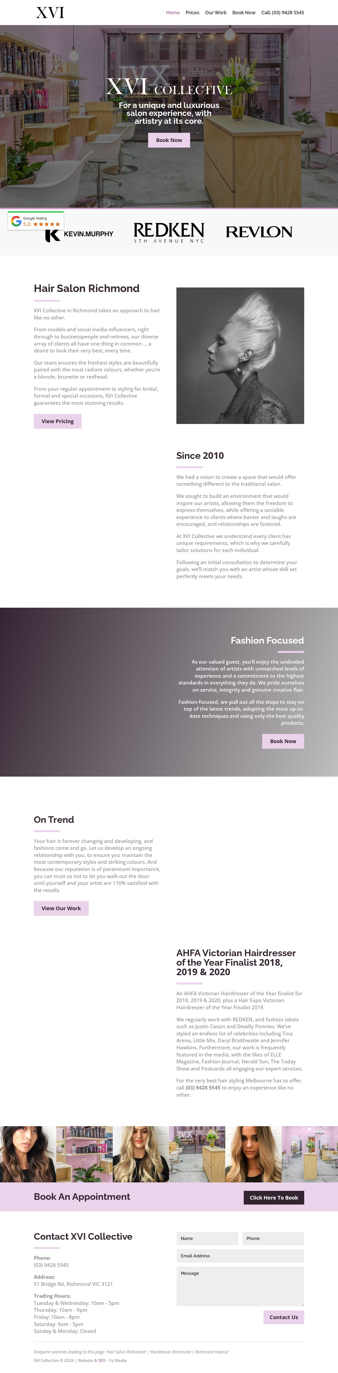 Salon XVI website