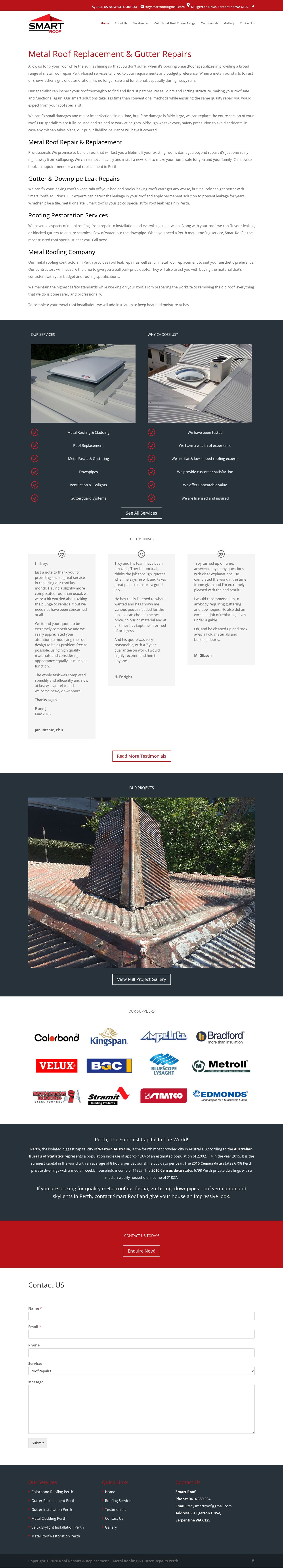 Smart Roof ||0414 580 034 website