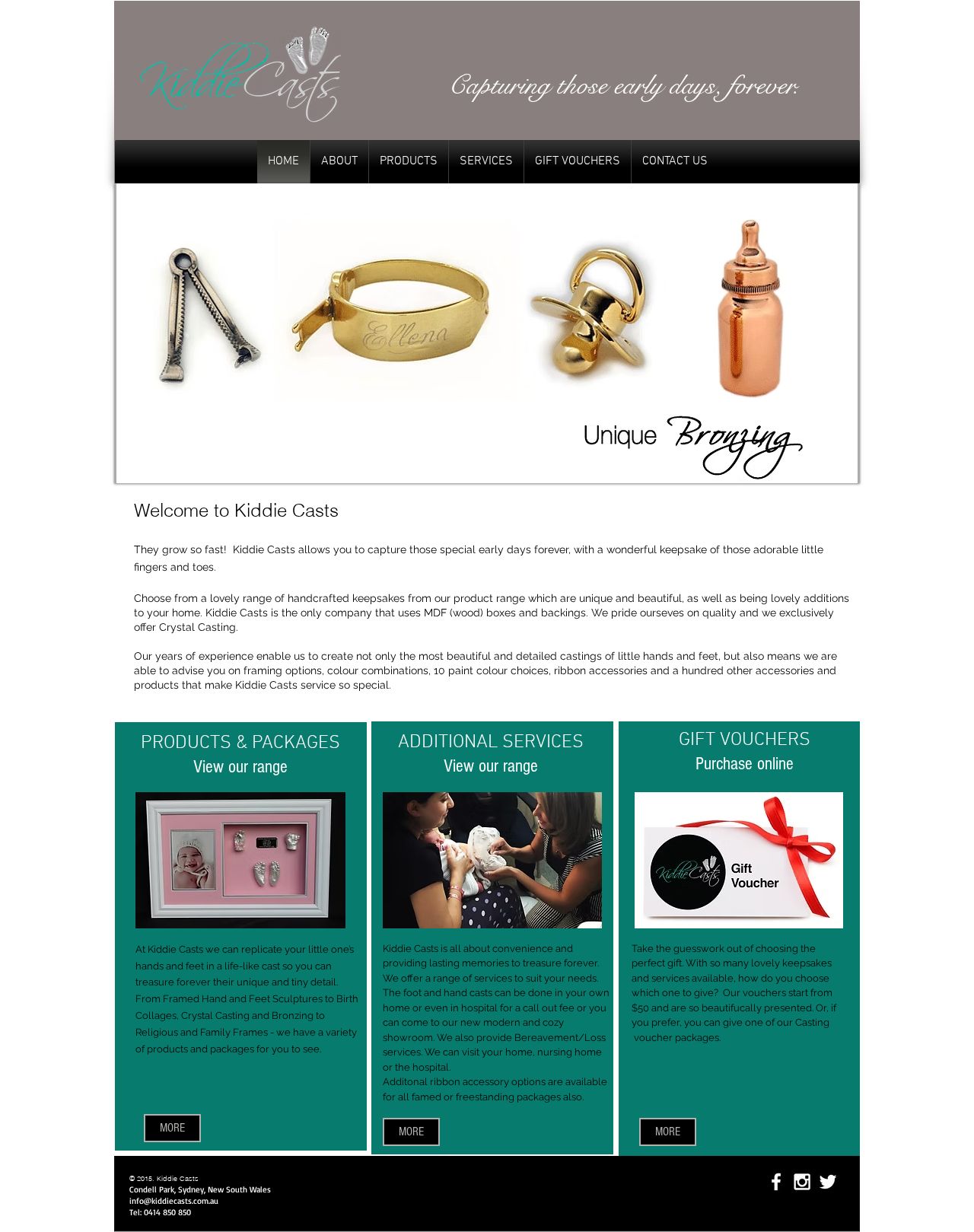 Kiddie Casts website