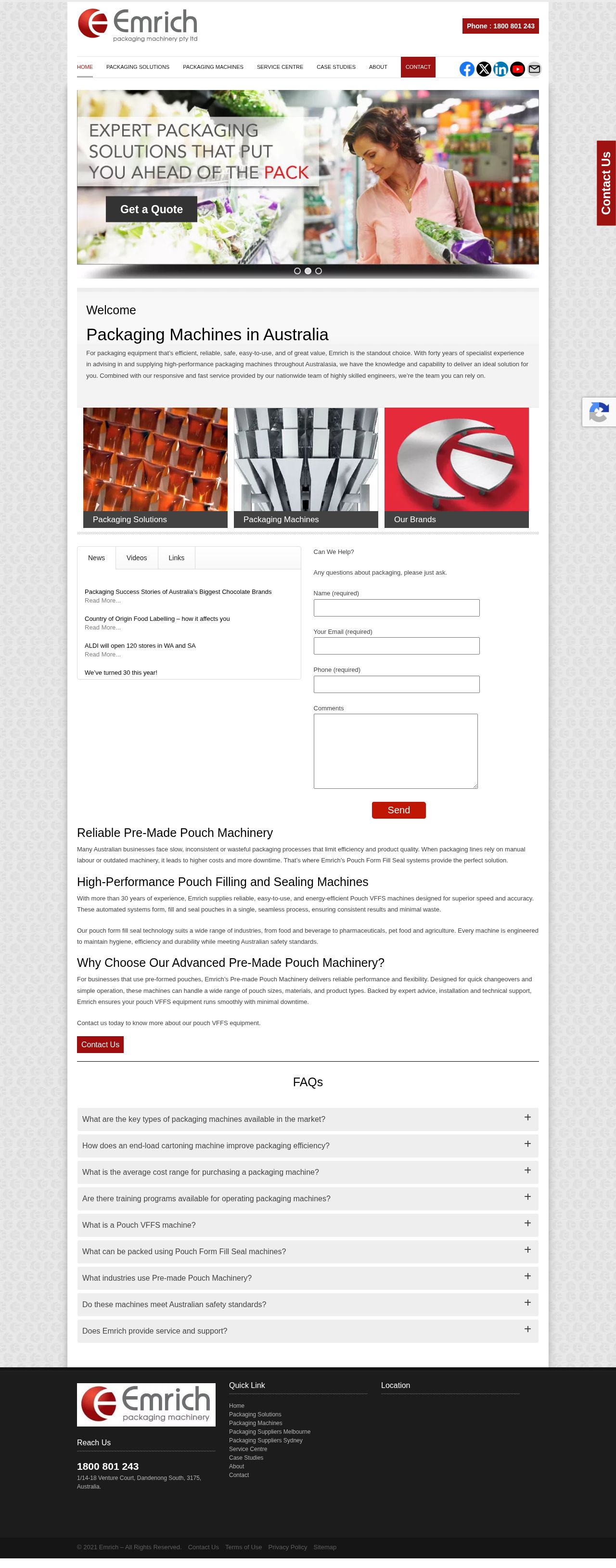 Emrich Industries website
