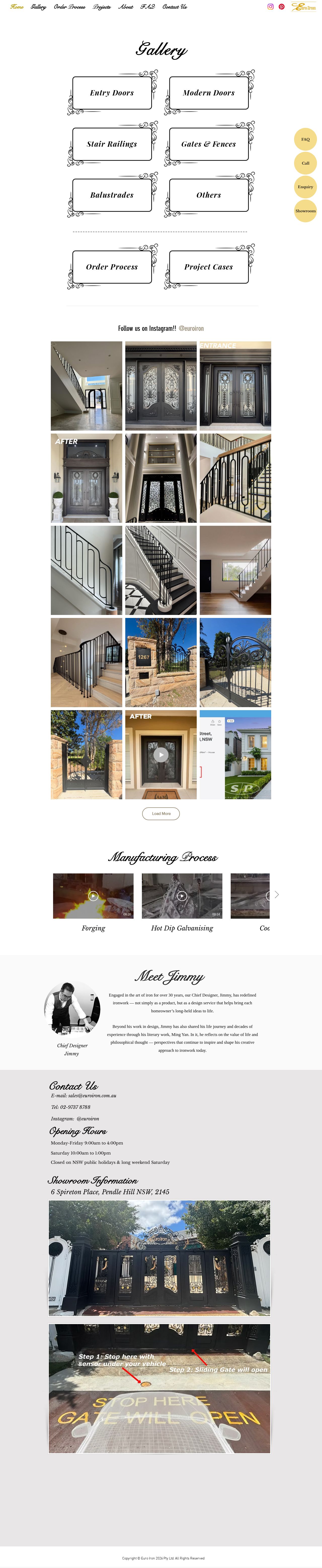 Euro Iron Pty Ltd website