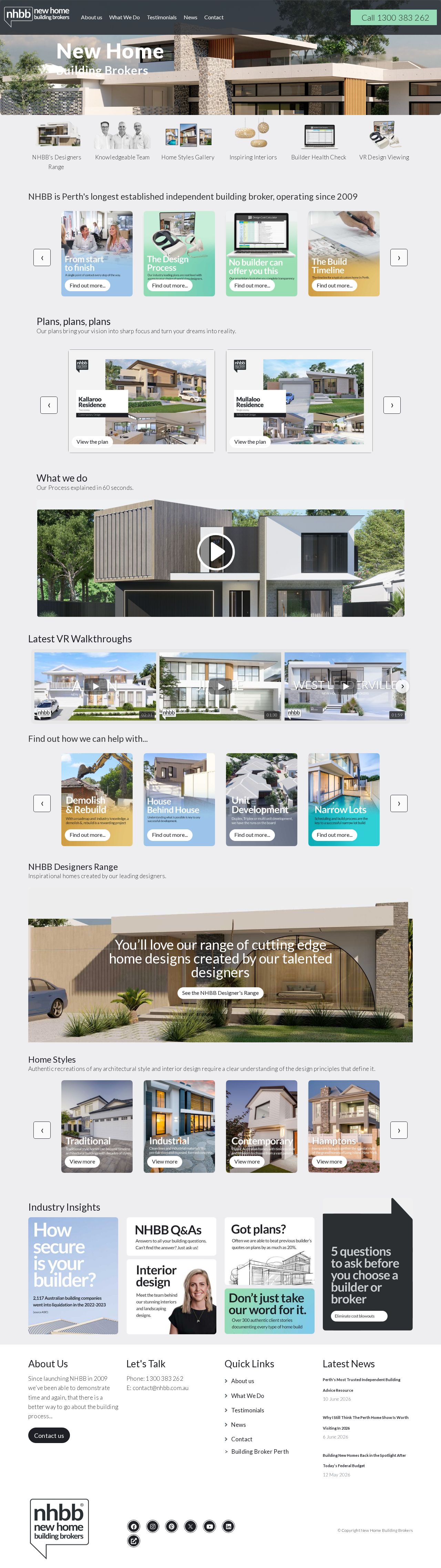 Building Brokers Perth website