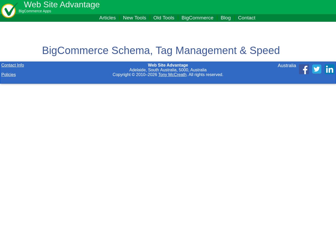 Web Site Advantage website