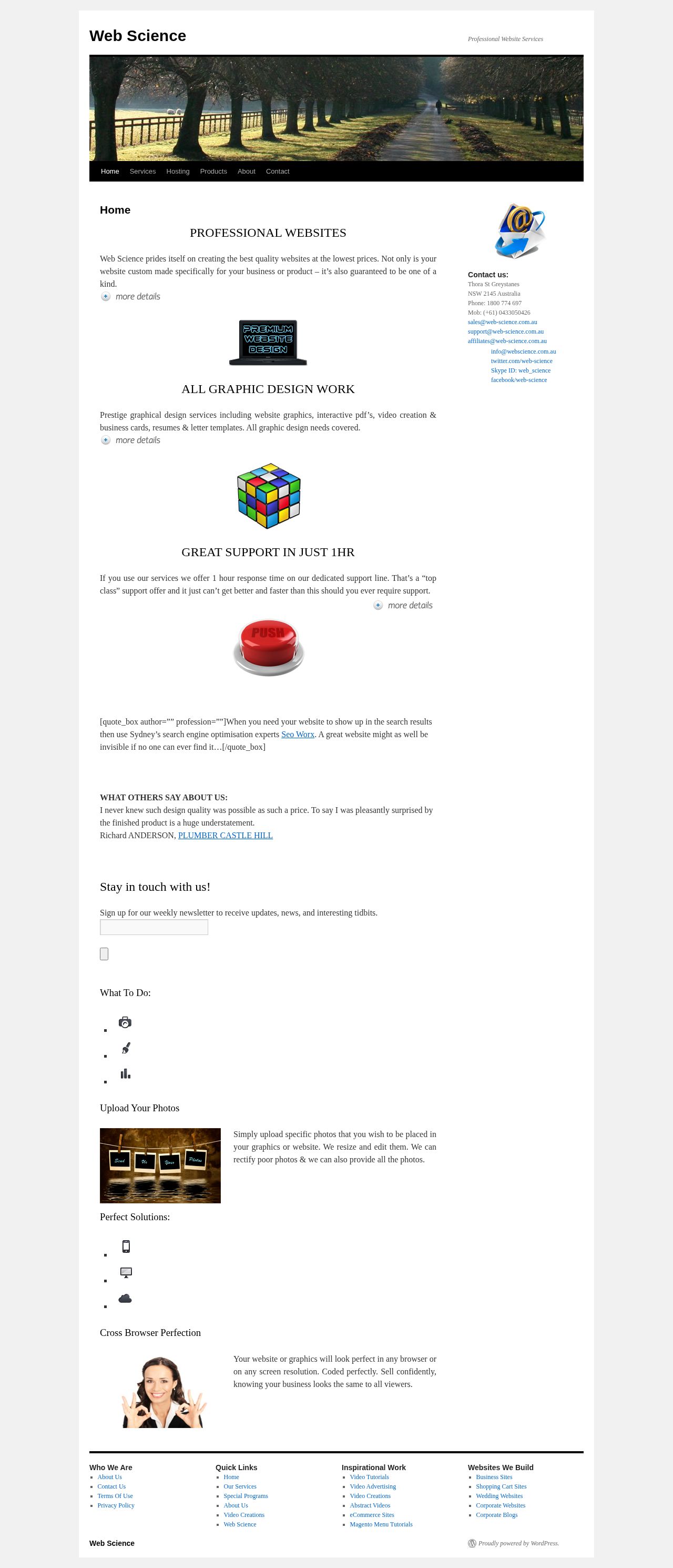 Web Science website