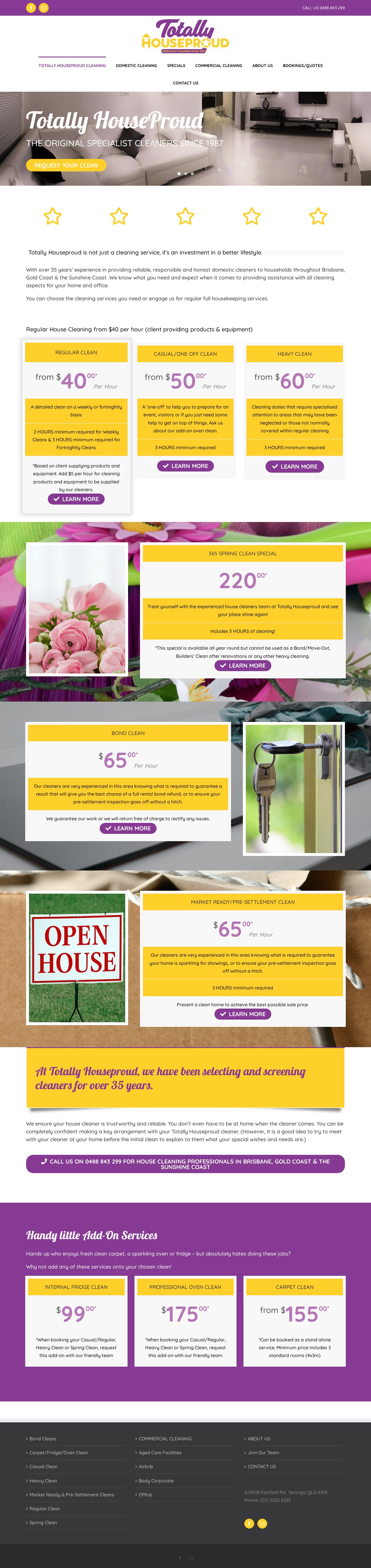 House Cleaning Brisbane website