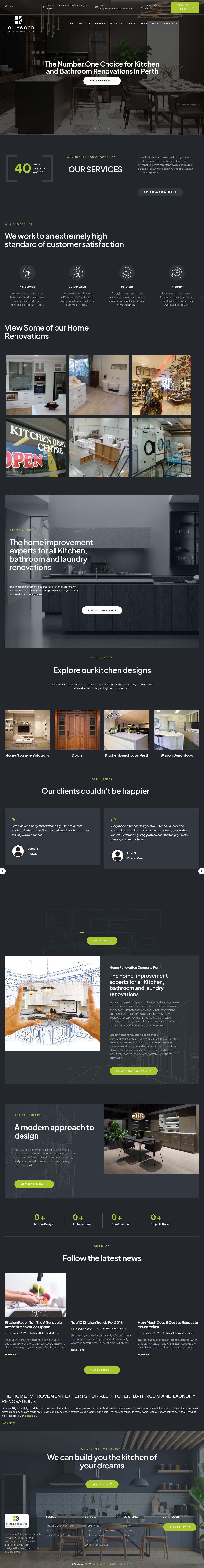 Hollywood Kitchens website