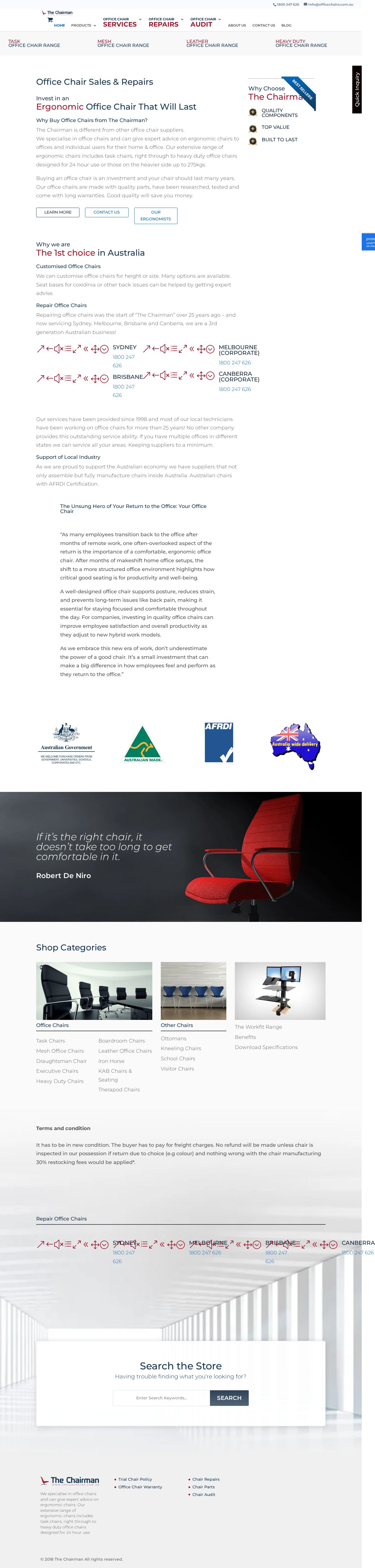 The Chairman website