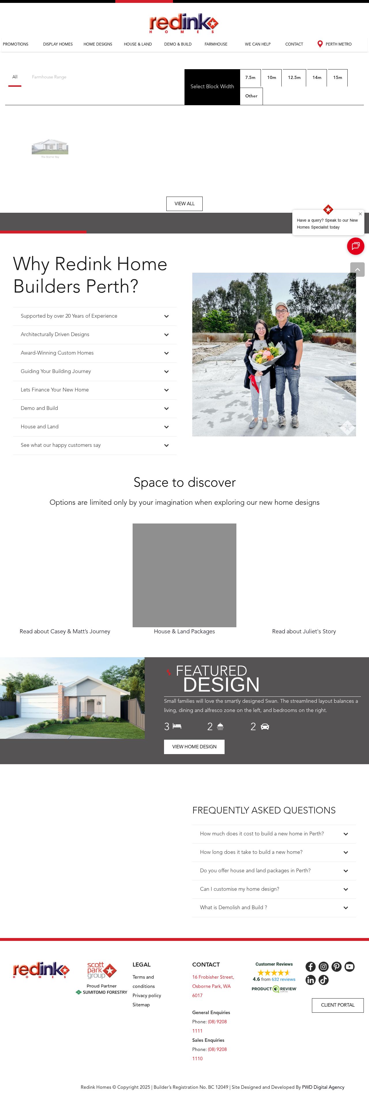 Redink Homes website