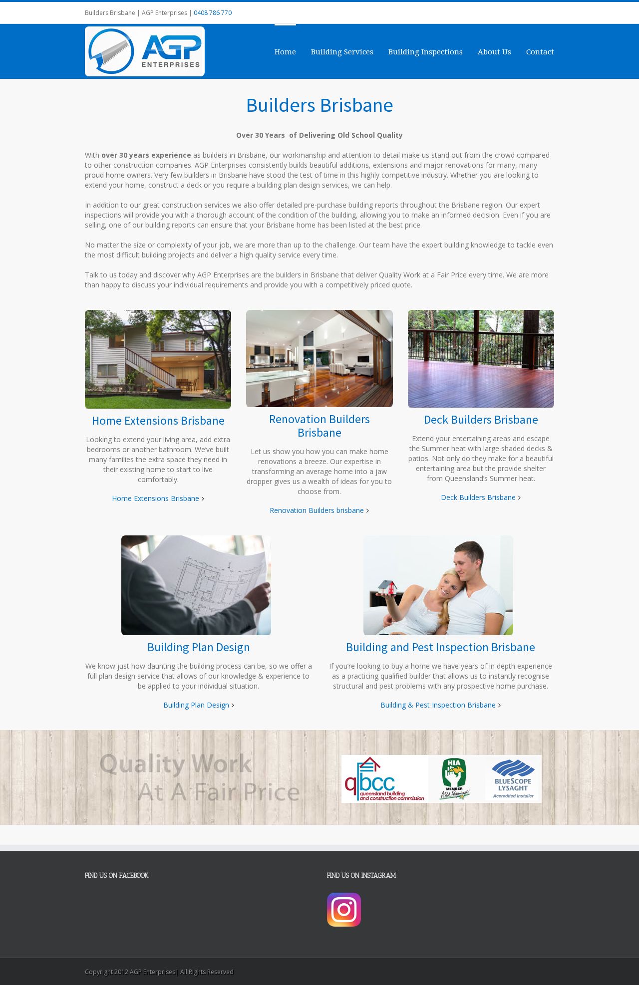 AGP Enterprises website