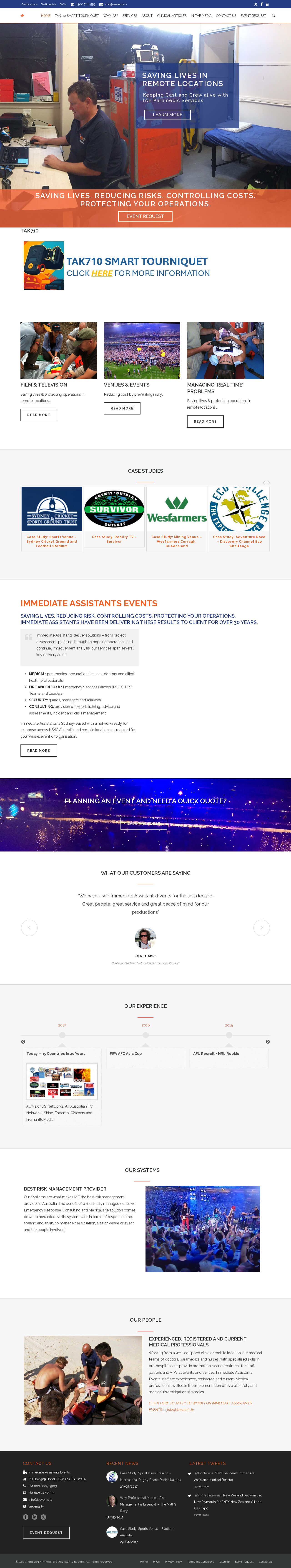 Immediate Assistants website