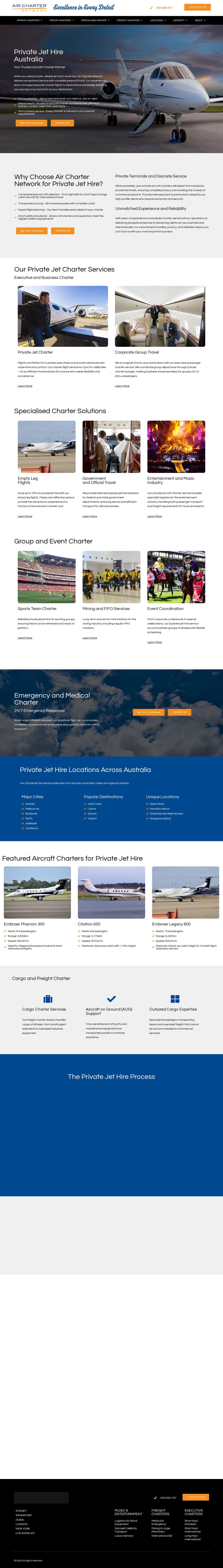 Air Charter Network website