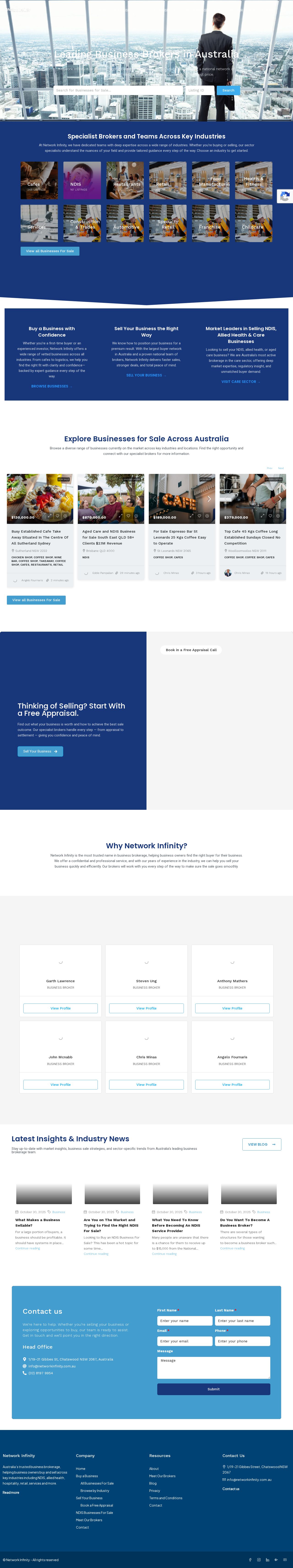 Network Infinity website