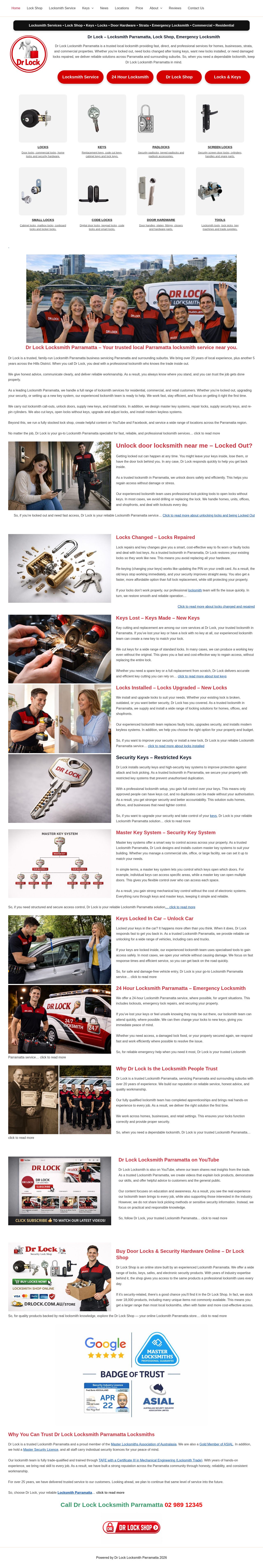 sydney locksmith website