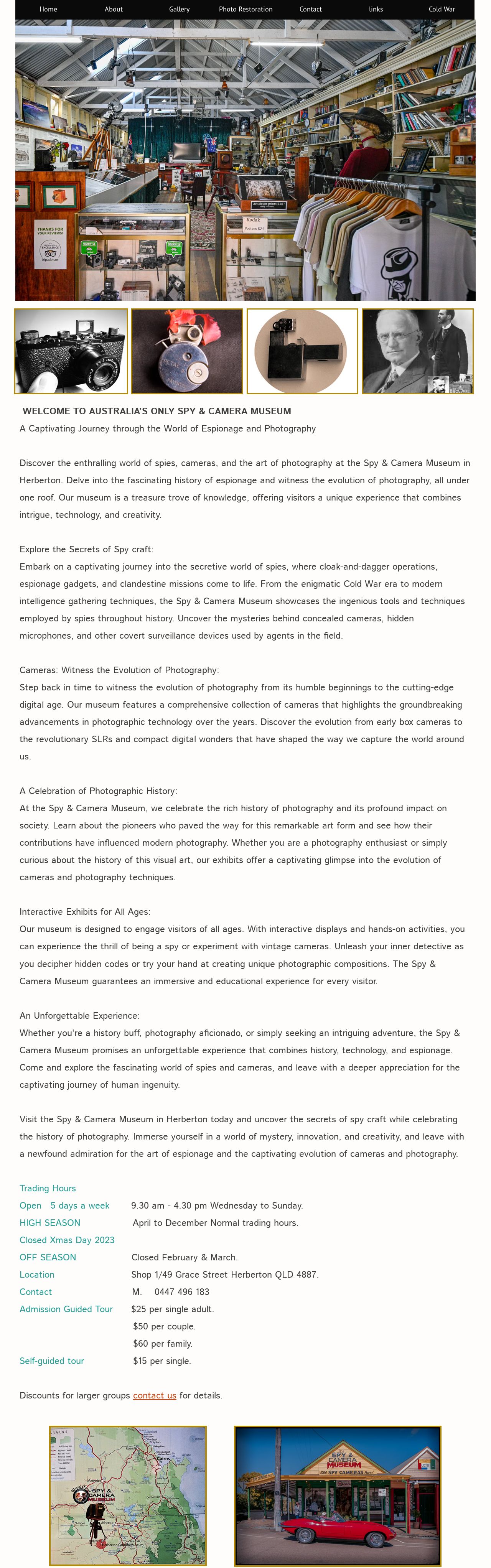 Michael Petersen Photography website