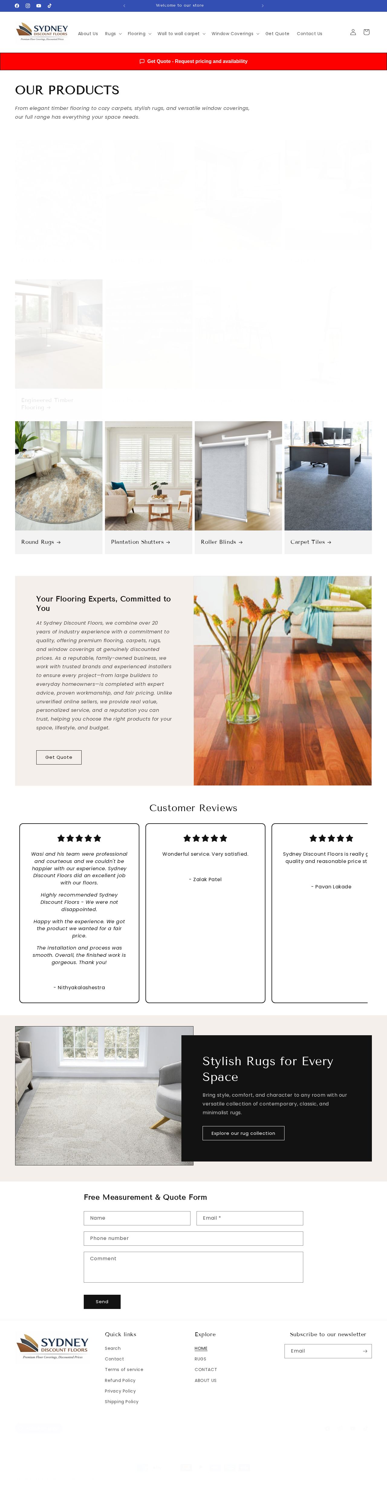 Sydney Designer Floors Pty LTtd website
