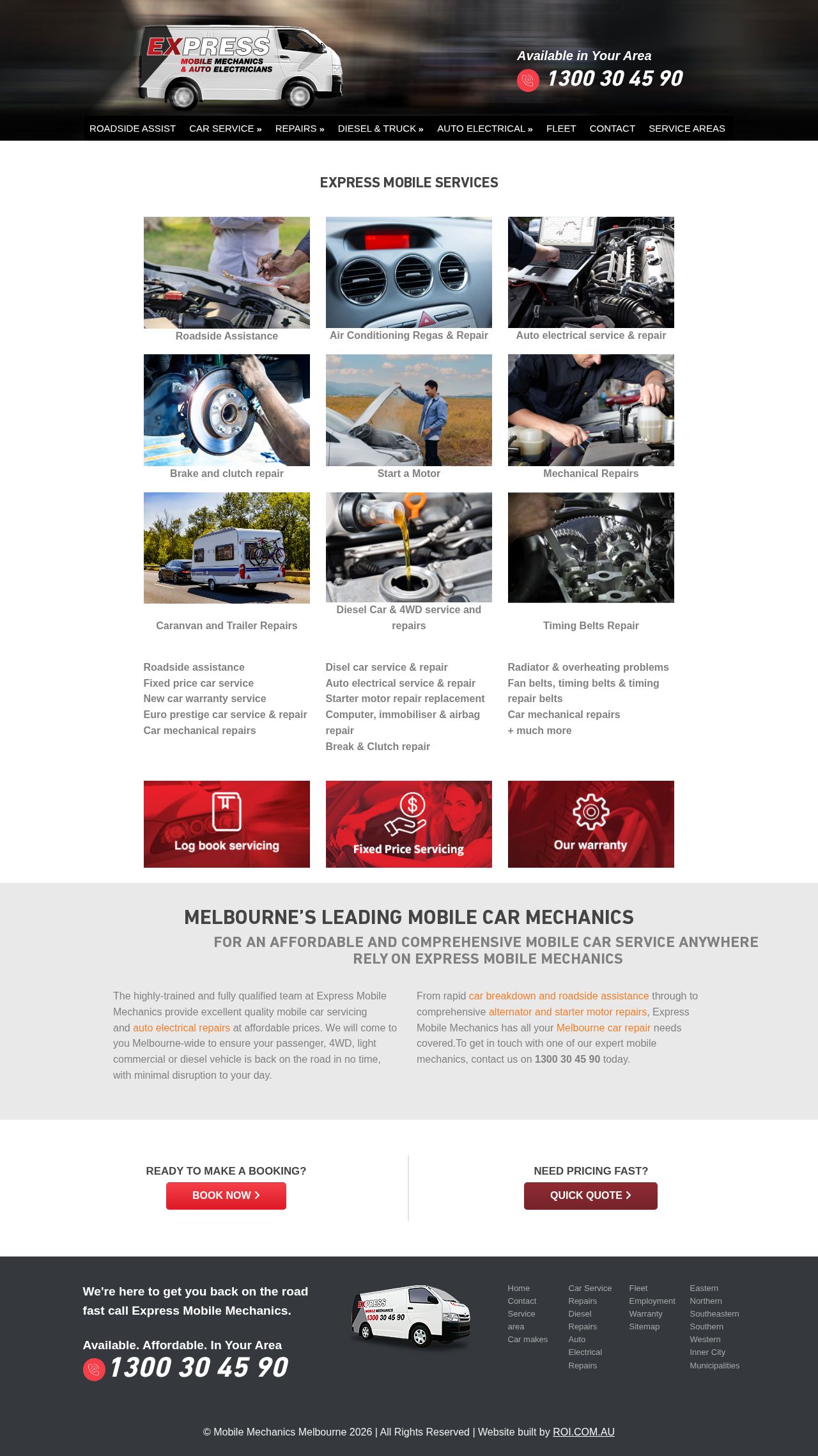 Car Mechanic Melbourne website