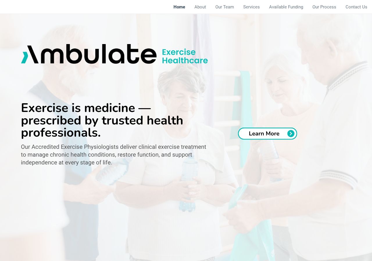 Ambulate website