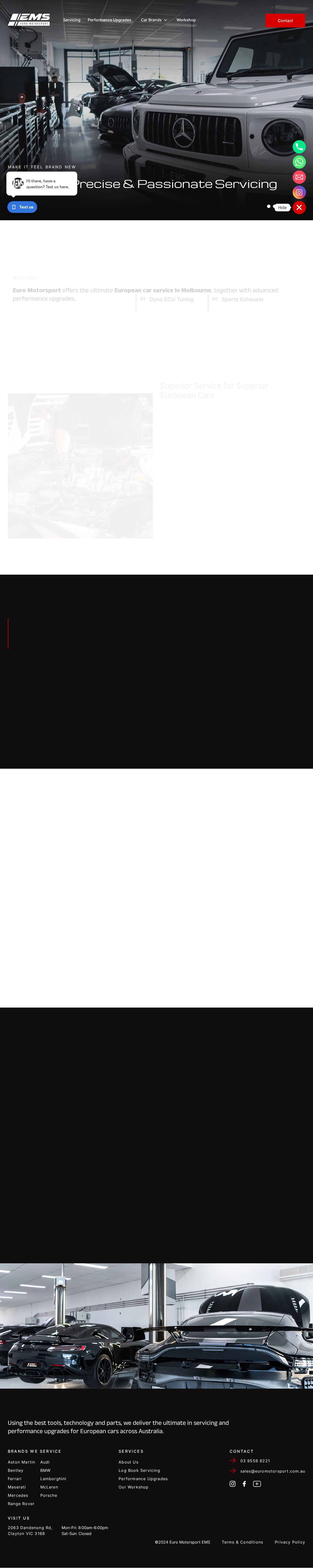 Euro Motor Sport website