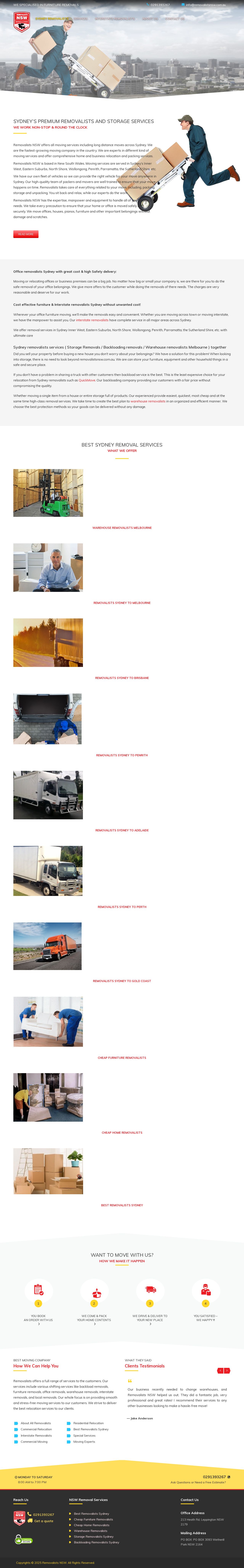 S & S DELIVERY & REMOVALS PTY LTD website