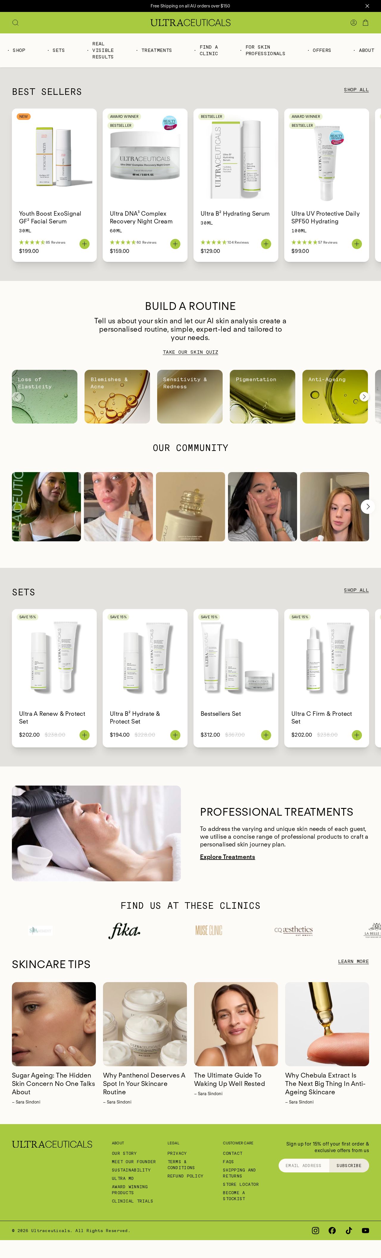 Ultraceuticals website