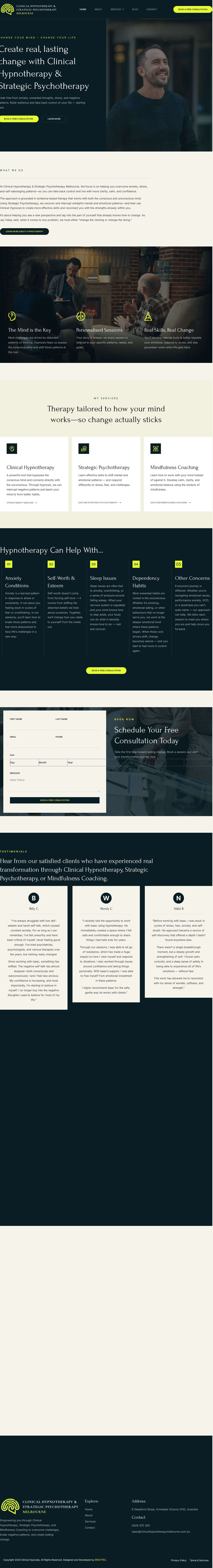Hypnotherapy Melbourne website