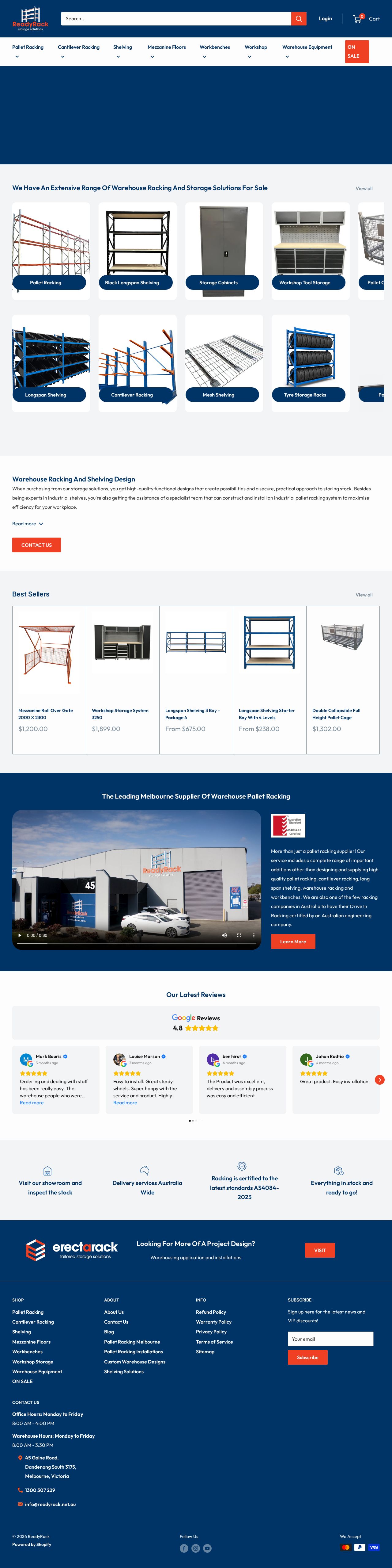 ReadyRack website