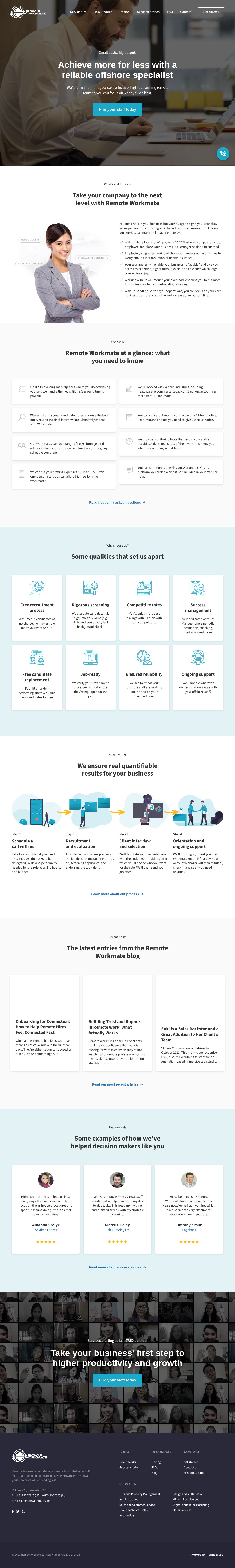 Remote Work Mate website