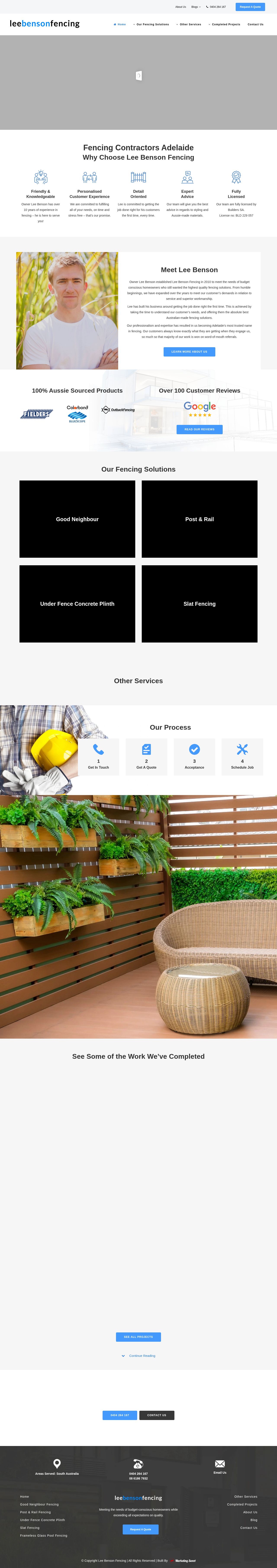 Lee Benson Fencing website