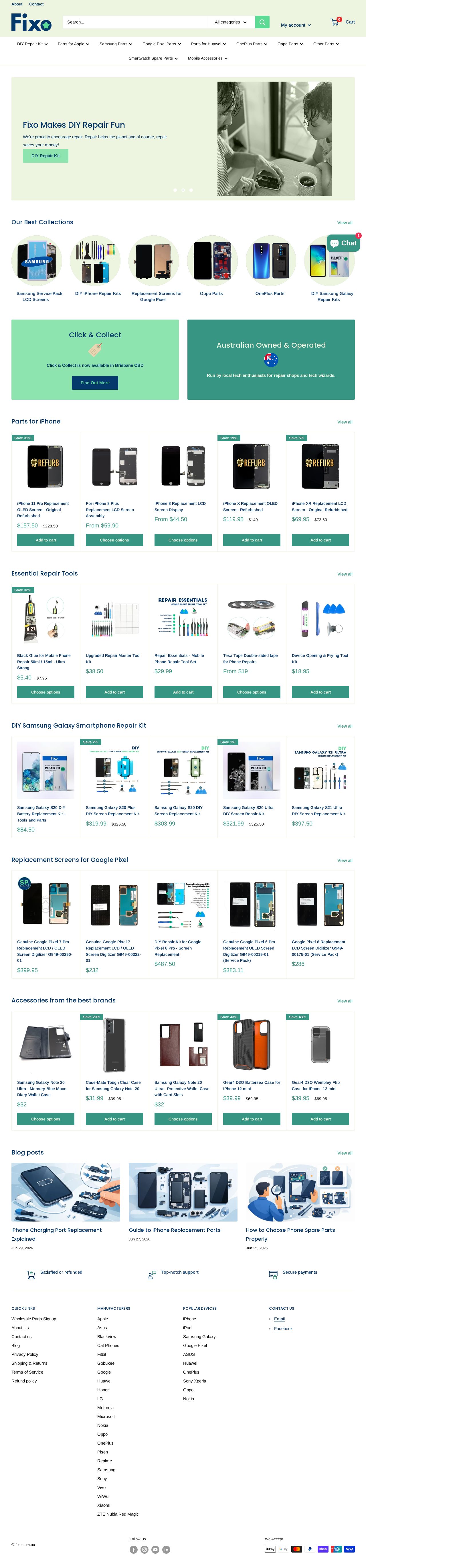 Fixo website
