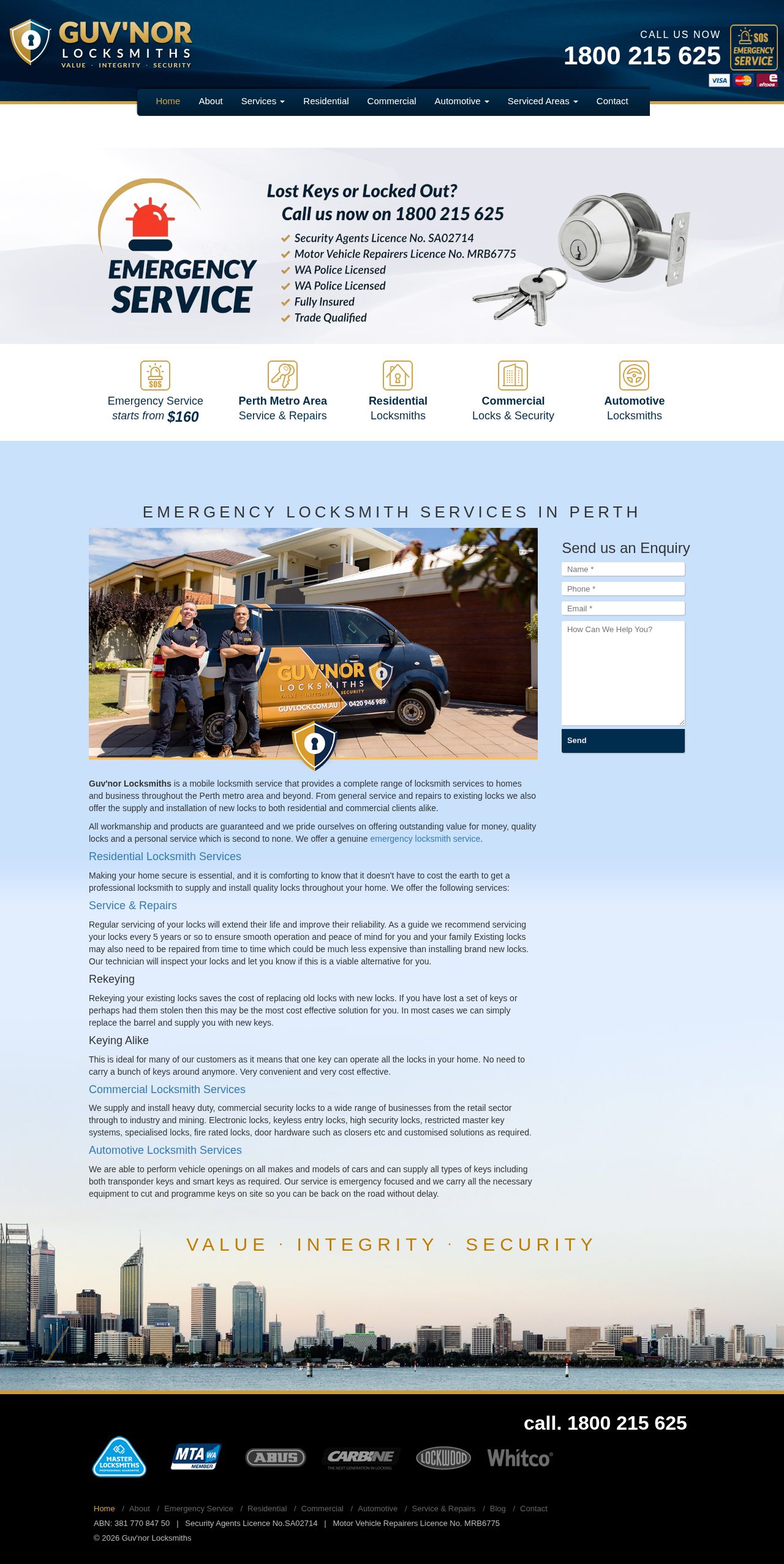 Best Price Locksmith Perth website