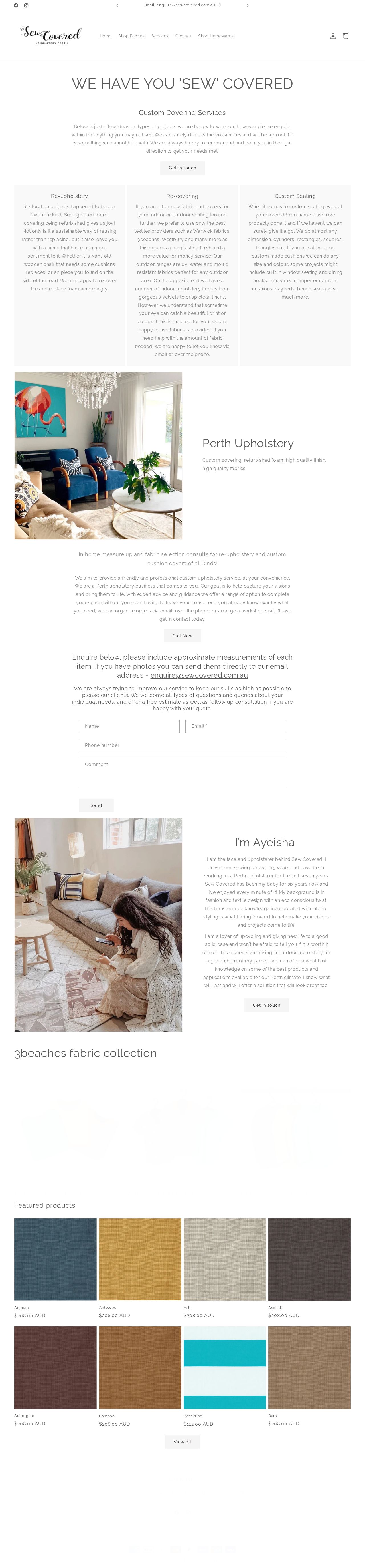 Sew Covered website