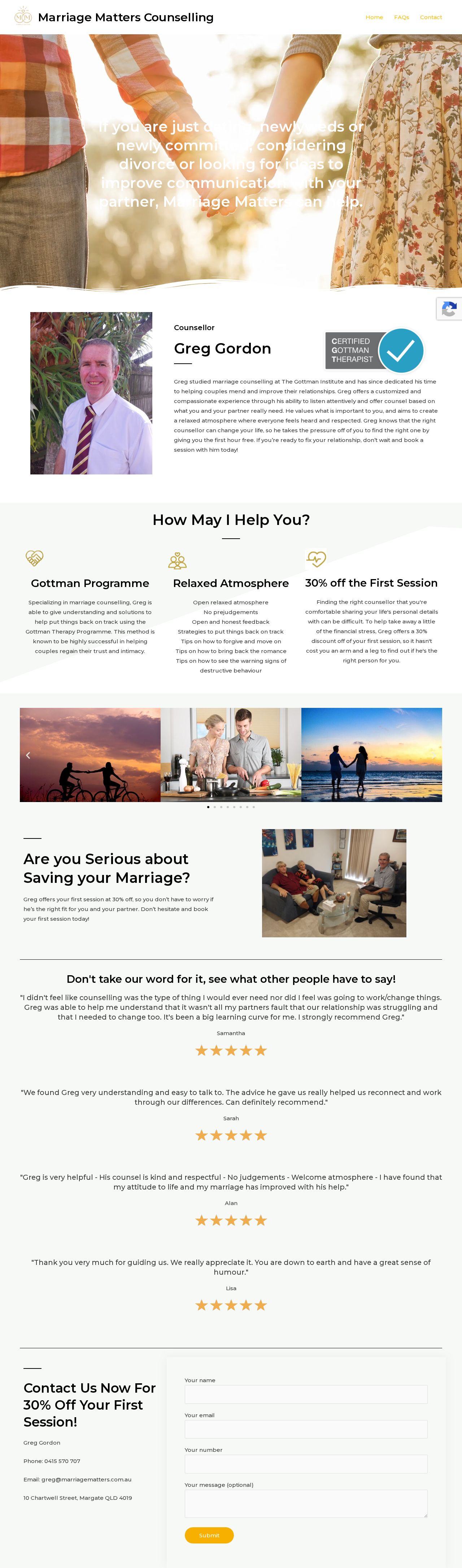 Judy Jones Celebrant Services website