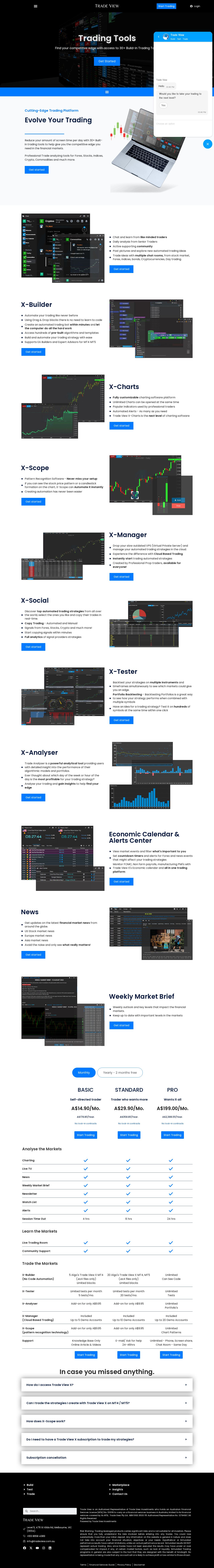 Trade View website