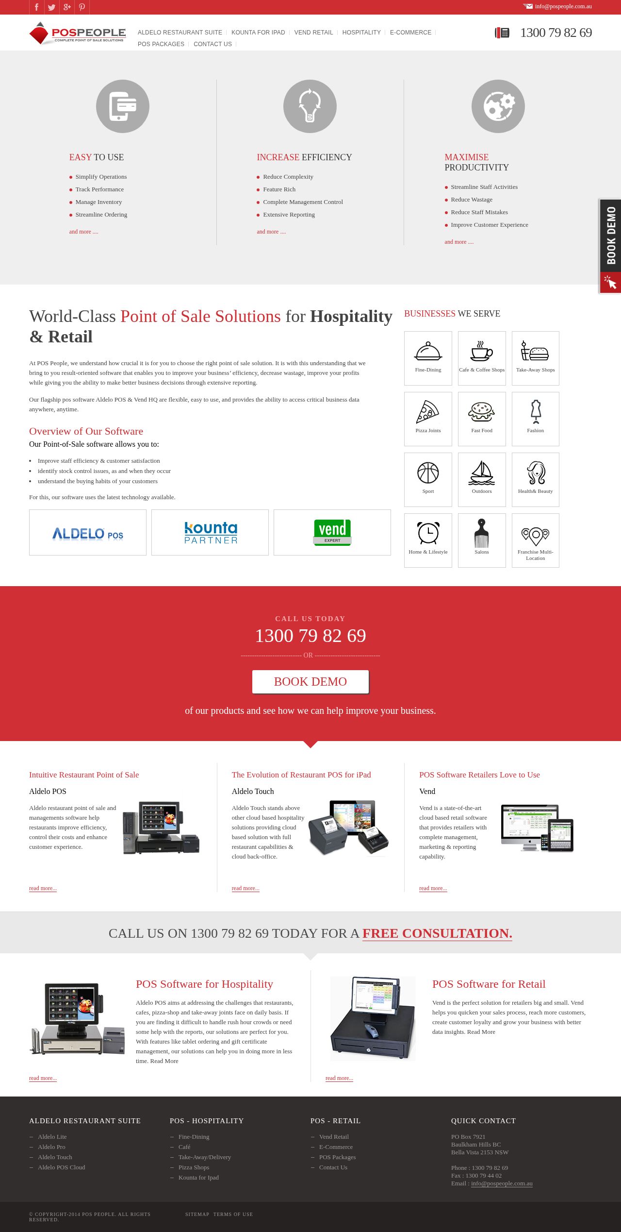 POS People â Point of Sale Solution website