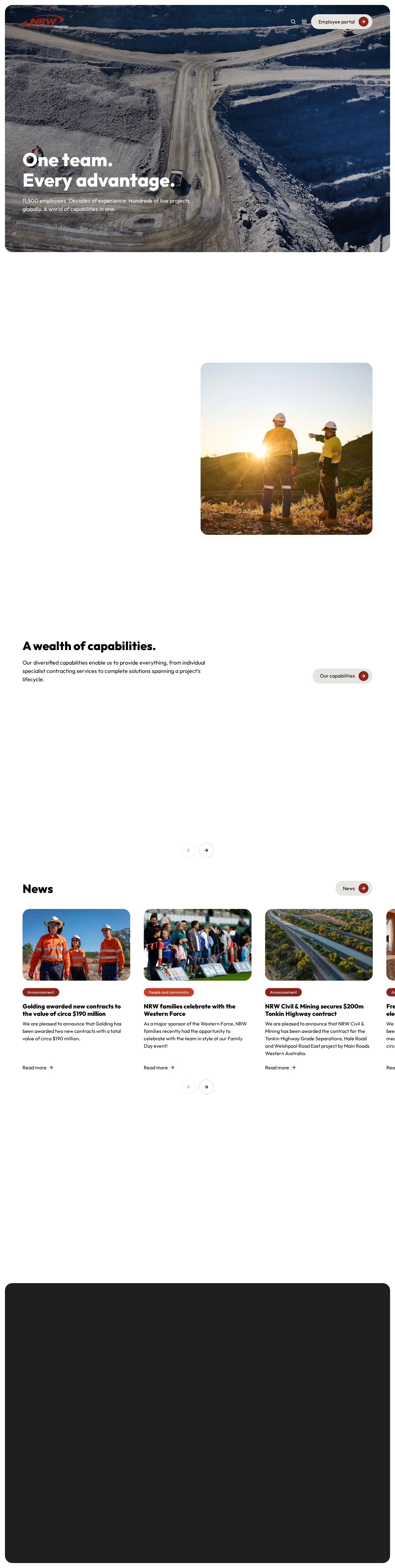 NRW Mining website