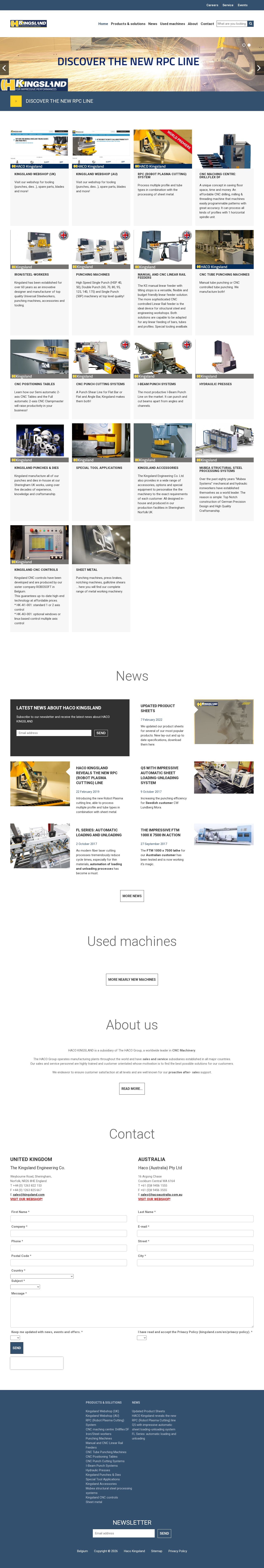 Haco group website