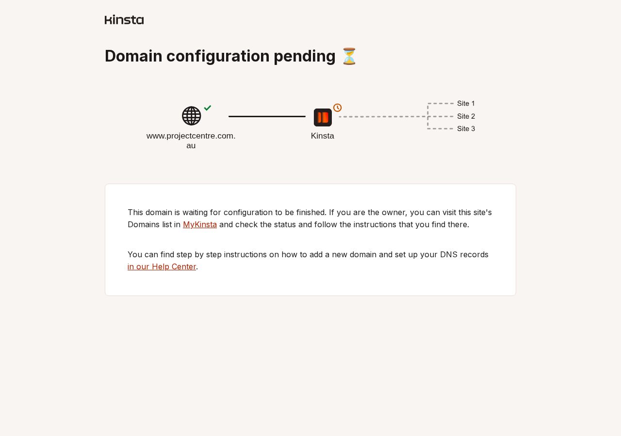 The Project Centre website
