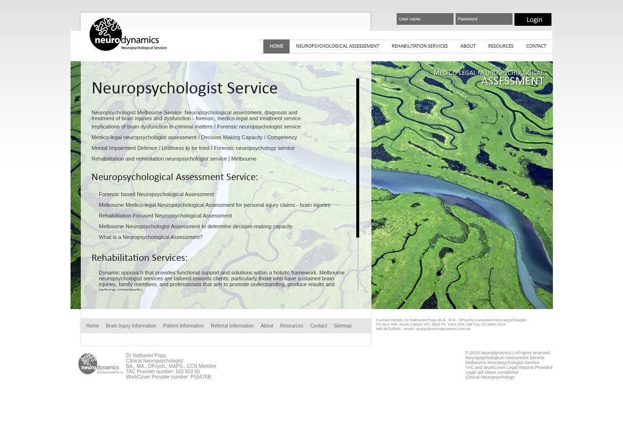 neurodynamics website