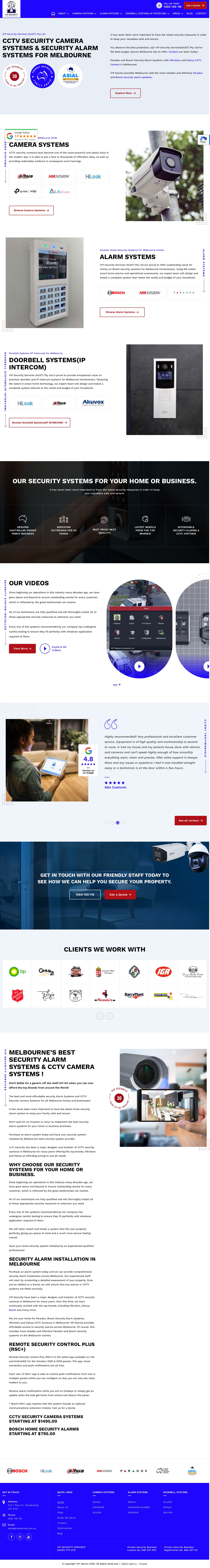 CC TV Melbourne website