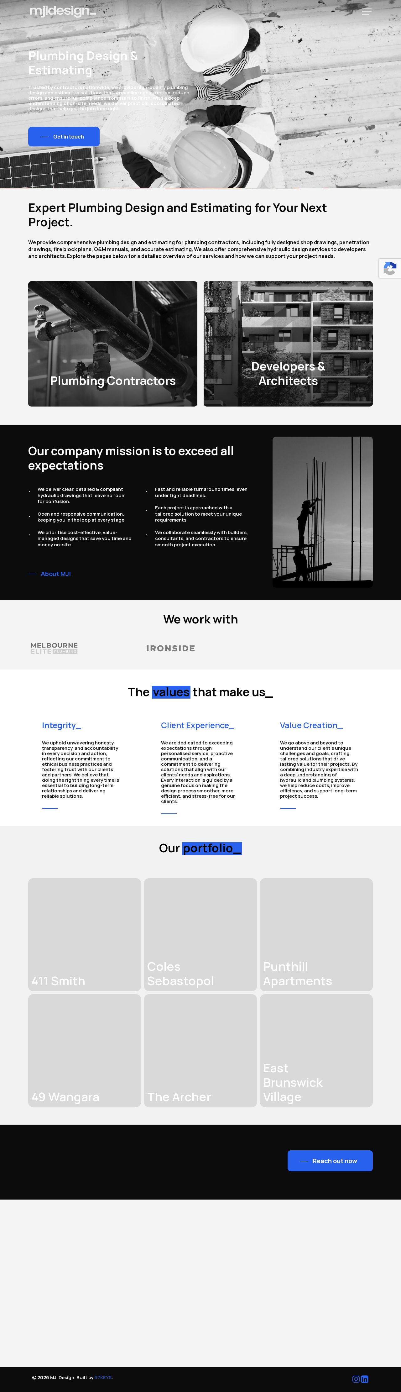 MJI DESIGN website
