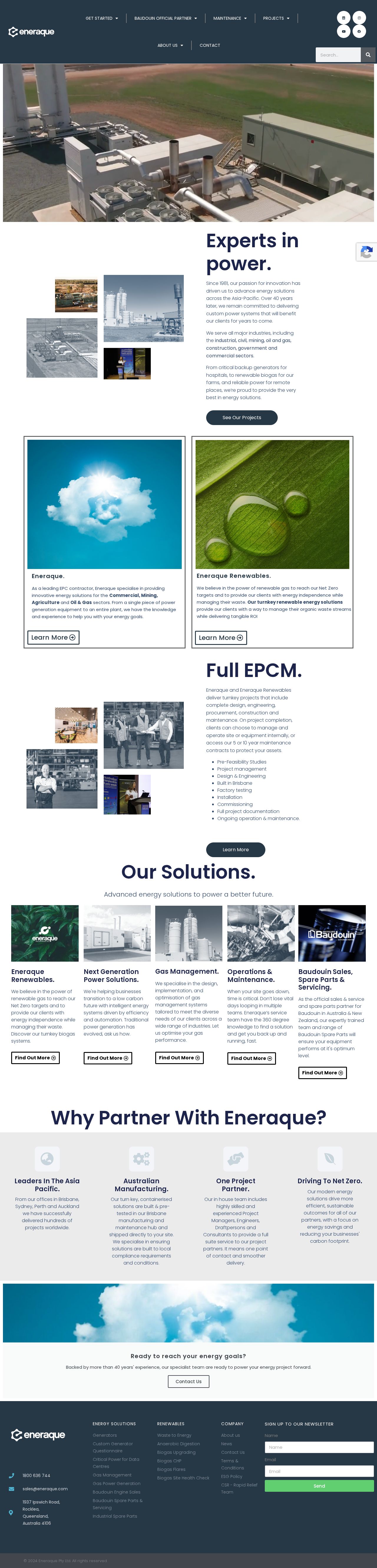 eneraque website