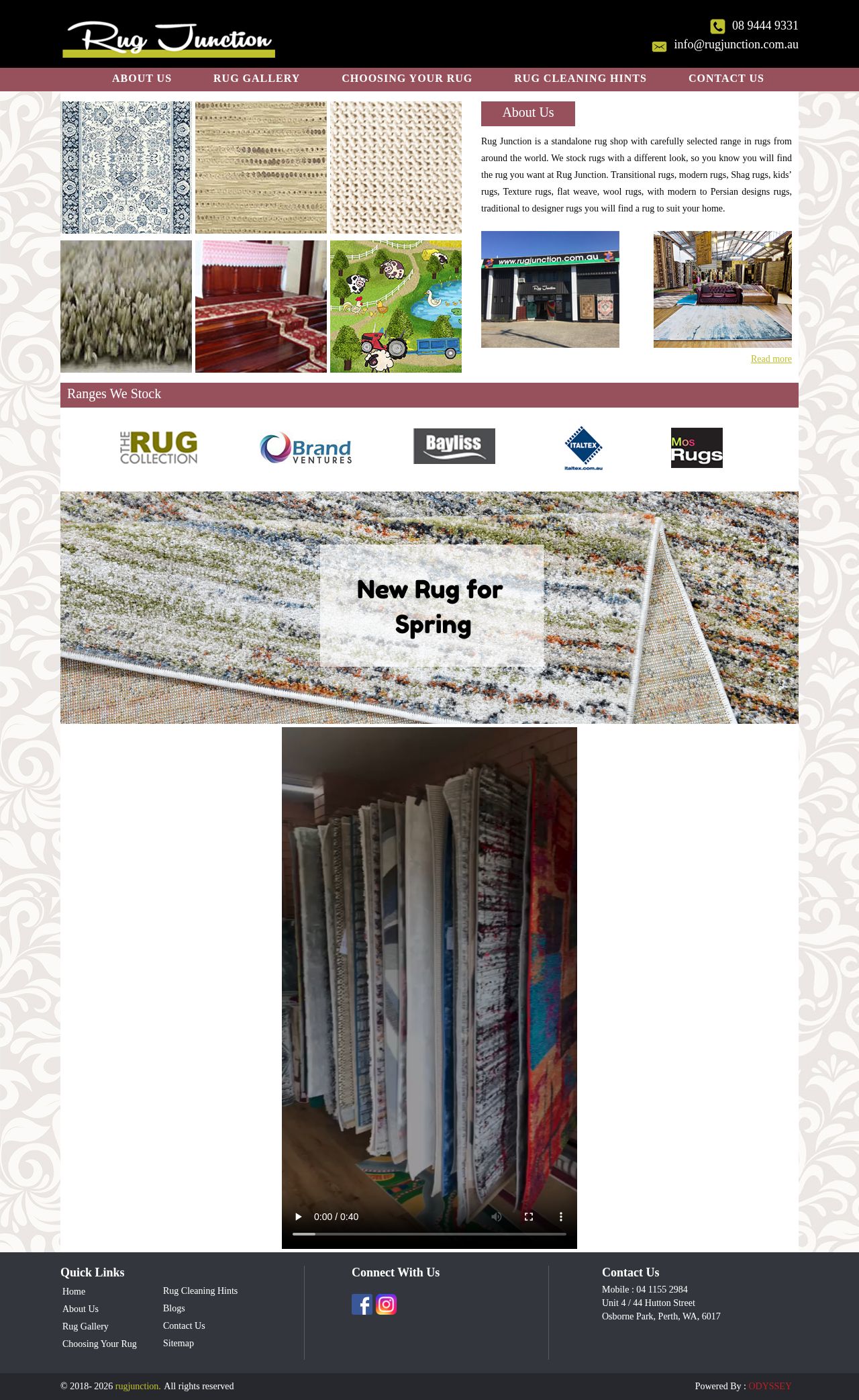 Modern Designer Rugs website