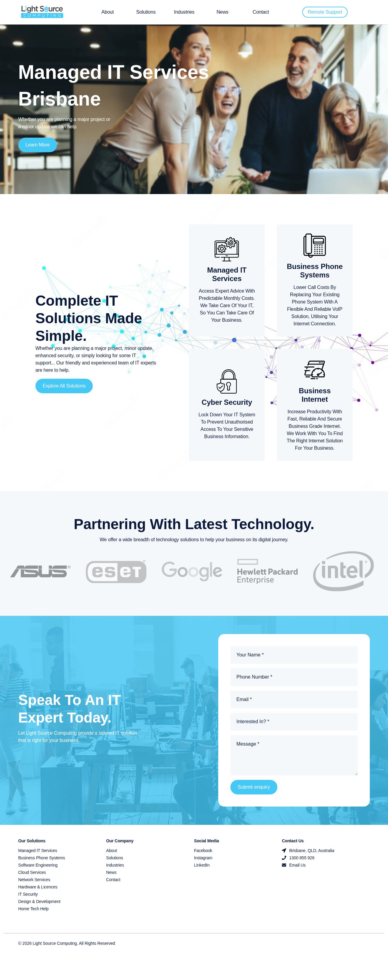 Light Source Computing website