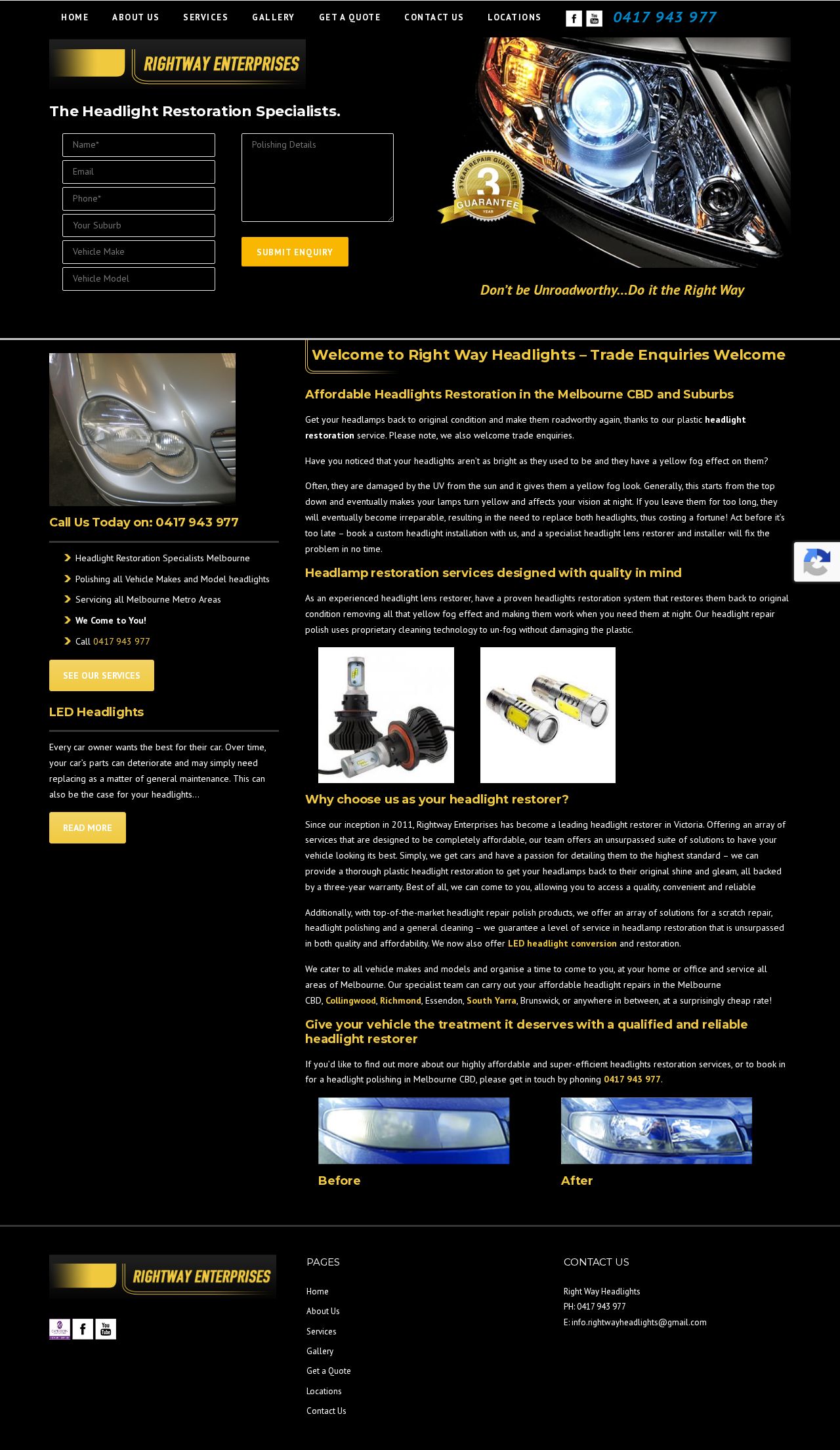 Rightway Enterprises website